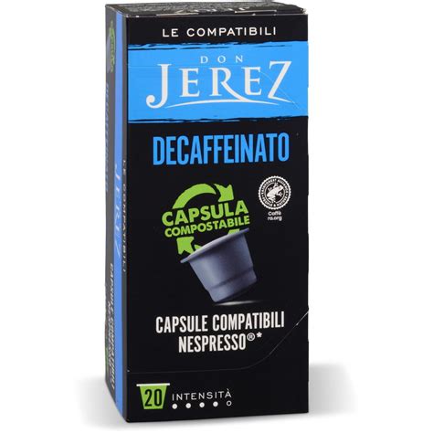 Capsule Decaffeinato Compatibili Nespresso 20 Pezzi Don Jerez