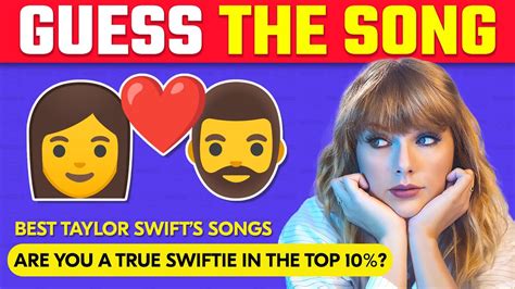 Guess The Taylor Swift Song By Emojis 50 Taylor Swift Songs 🎤 Swiftie