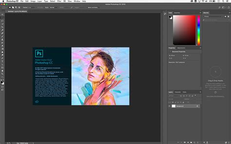 Adobe Photoshop Cc 2018 Splash Screen Image Behance