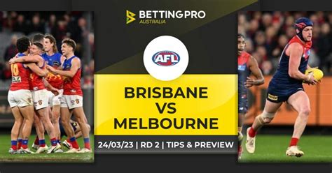 Brisbane Lions Vs Melbourne Tips AFL 2023 Preview Predictions