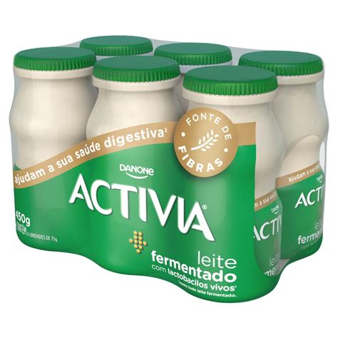 Qual O Melhor Leite Fermentado Para O Intestino - Activia Leite Fermentado 450g com Fibras e Lactobacilos - Festval