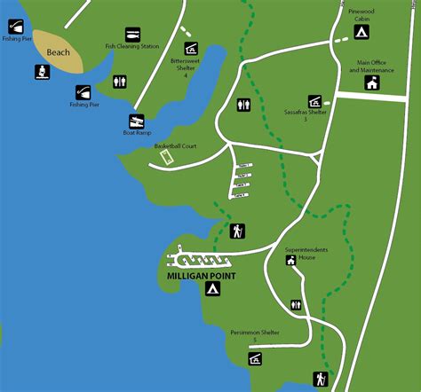 West Boggs Park Map