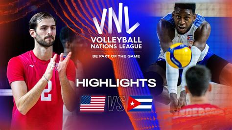 USA Vs CUB Highlights Week 3 Men S VNL 2023 YouTube