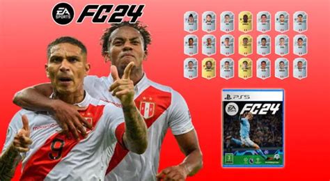 Ratings de los jugadores de la selección peruana en EA Sports FC 24