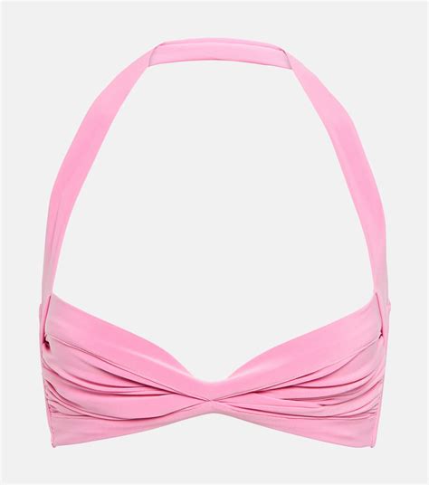 Bikini Oberteil Bill In Pink Norma Kamali Mytheresa