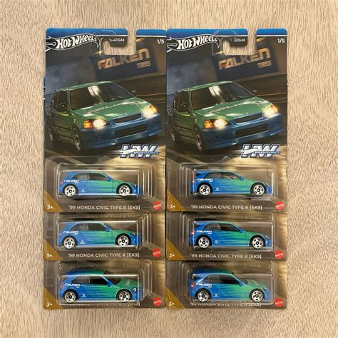 Hot Wheels Honda Civic Type R Ek Falken Shopee Malaysia