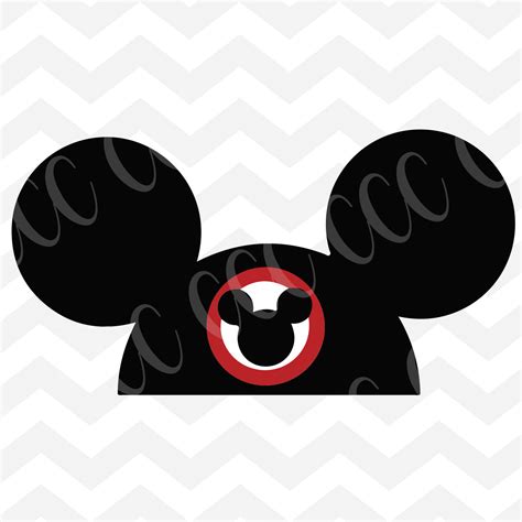 Mickey Ears Svg Mickey Mouse Ears Vector At Getdrawings Free Download