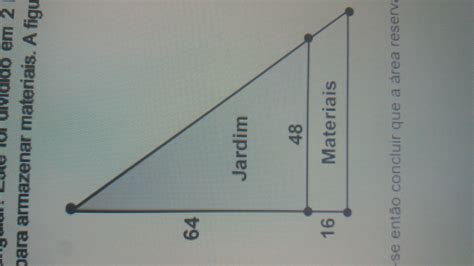 Um Terreno Possui Formato De Triângulo Retângulo Com Lados