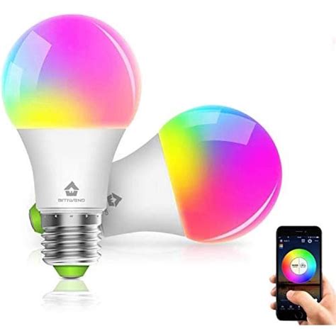 Smart Light Bulb Bitiwend WiFi Smart LED Bulb E26 Rgbw Dimmable Smart