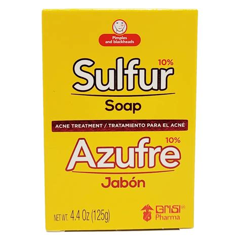 Grisi Sulfur Facial Soap Jabon De Azufre Acne Treatment With Lanolin