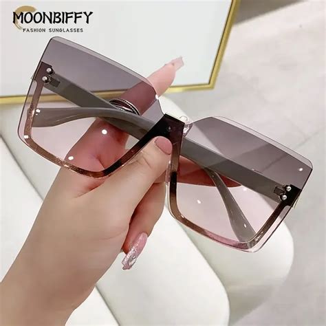 Diamond Cut Edge Sunglasses Ladies Vintage European And American Metal Half Frame Sunglasses