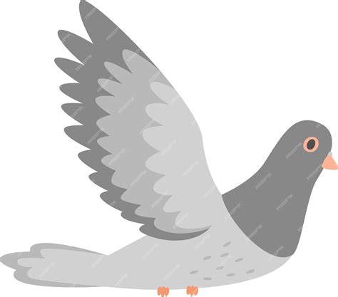 Premium Vector Pigeon Bird Flying