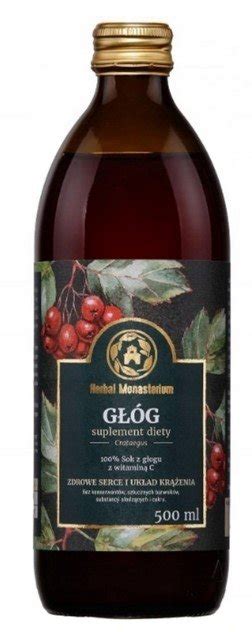 Herbal Monasterium 100 Soku Z Głogu 500 Ml Farmona Sklep EMPIK