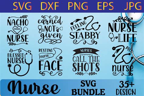 Nurse Svg Design Bundle By Printstore Thehungryjpeg