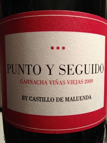 2020 Bodegas y Viñedos del Jalón Punto y Seguido Viñas Viejas Garnacha