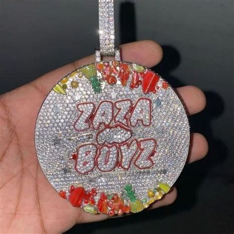 Zelsu Jewels Real Diamonds K Men Hip Hop Iced Out Custom Pendant