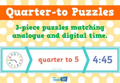 Quarter To Puzzles Fun Printable Classroom Games And Activities