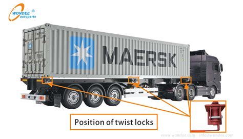 Iso Standard Container Twist Lock For Semi Trailer And Truck Parts