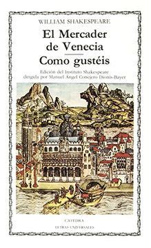 Libro El Mercader De Venecia Como Gusteis De William Shakespeare