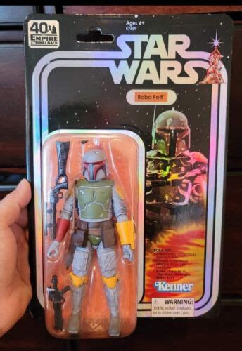 Star Wars The Black Series 40th Anniversary SDCC Boba Fett New On Card