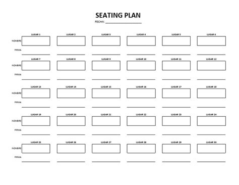 Seating Plan | PDF