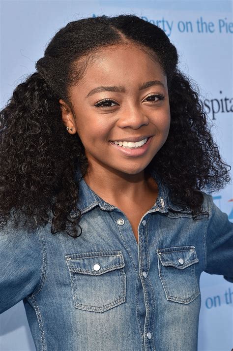 Skai Jackson With Her Hair Straightened