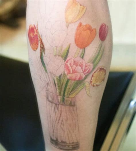 Tatuajes De Tulipanes Y Su Significado