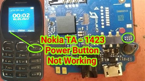 Nokia TA 1423 Power Button Not Working Problem Solution Nokia TA 1423