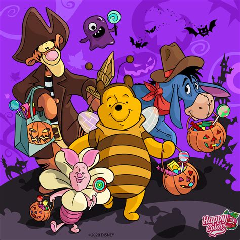 Happy Color Halloween Costumes Pooh And Friends By Bgm198 On Deviantart