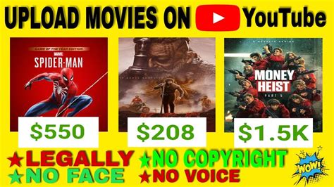 How To Upload Movies On Youtube Without Copyright Step By Step