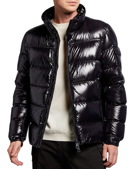 Moncler Black Shiny Coat Off Concordehotels Tr