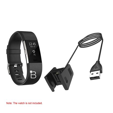 1 Meter Smart Watch Charging Clip Usb Cable Portable Wristband Charger For Fitbit Charge 2