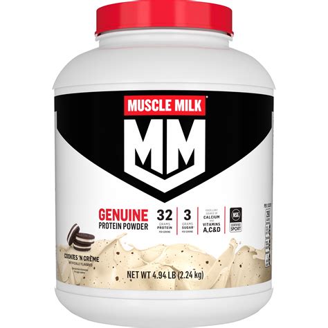 Muscle Milk Genuine Cookies N Creme Artificially Flavored Protein