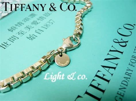 【light And Co】專櫃真品已送洗 Tiffany And Co 925純銀 Vnentian Link 威尼斯 項鍊 附防塵袋