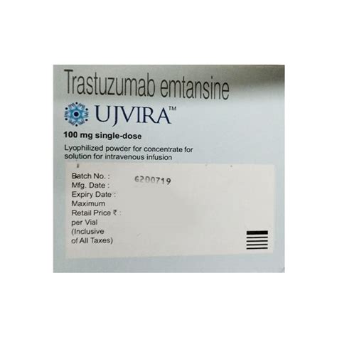 Ujvira Trastuzumab Emtansine 160Mg Zydus 48 OFF Rbk Bm