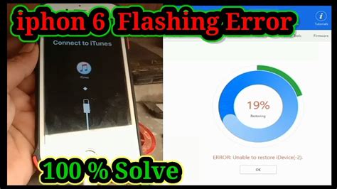 All Iphone Error Unable To Restore Idevice 2 3utools Fixed 100 Flash