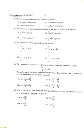 File Cu 2022 B Sc Honours Mathematics Semester 6 Paper Dse B 2 Qp