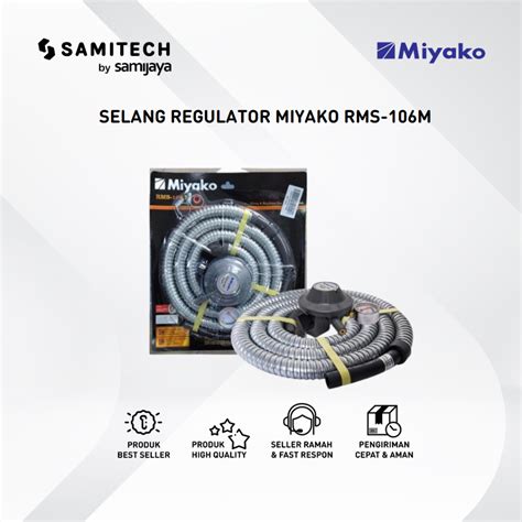 Jual SELANG REGULATOR MIYAKO RMS 106M 1 8 METER 106M TEKANAN RENDAH