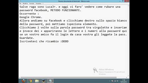 Come Rubare Una Password Di Facebook YouTube