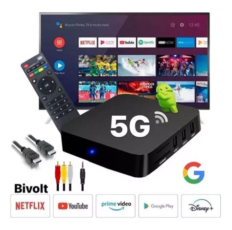 Conversor Smart Tv Box 8gb De Ram 128gb Pro 4k Android 11 Escorrega