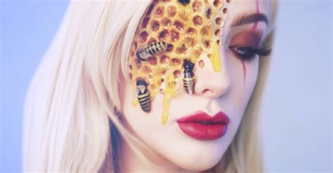 American Horror Story Cult Beehive Makeup Tutorial Popsugar Beauty