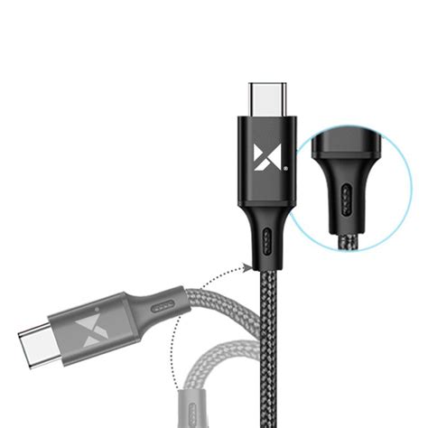 Wozinsky USB Type C kábel 2 4A 1m fekete eMAG hu