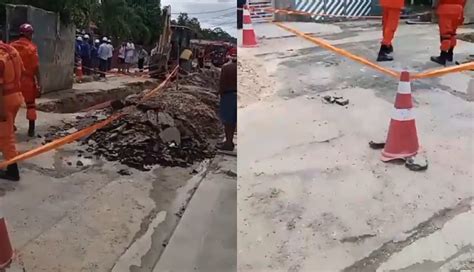 VÍDEO l Funcionário da Águas de Manaus morre soterrado durante obra