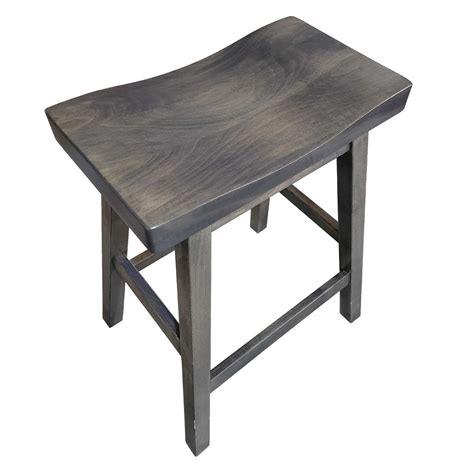 Backless Bar Stools Gray Bar Stools for Kitchen, Counter, Bar Solid ...