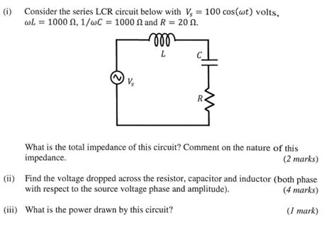 What Is Series Lcr Circuit Circuit Diagram