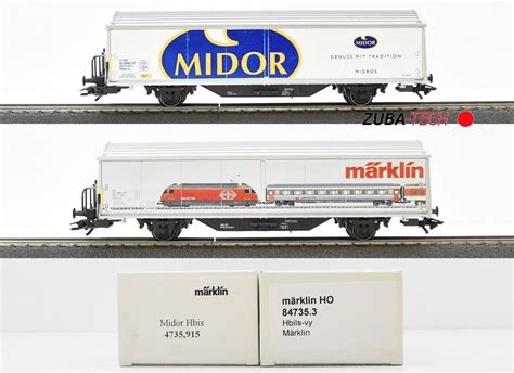 Märklin 2x Schiebewandwagen SBB H0 WS OV Kaufen auf Ricardo