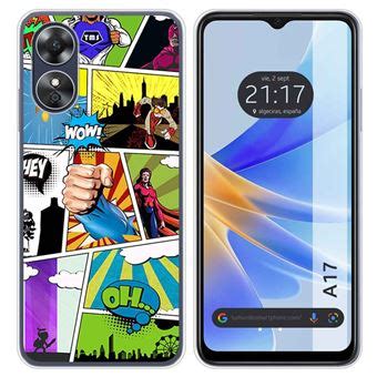 Capa Tumundosmartphone De Silicone Para Oppo A17 Desenhos De Quadrinhos