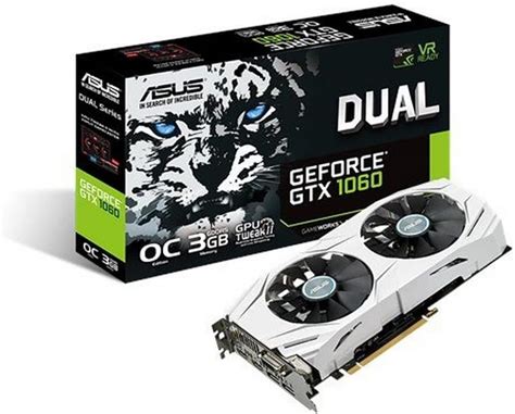 Asus Geforce Gtx 1060 3gb Dual Fan Oc Edition Graphics Card Dual