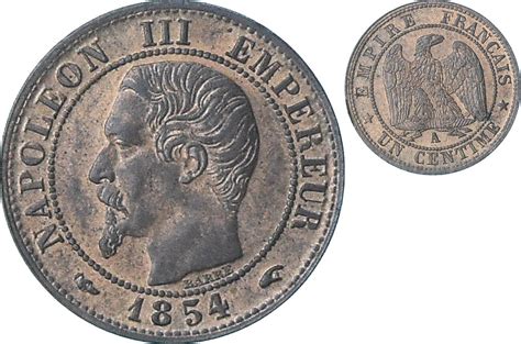 Frankreich Centime Paris Napoleon Iii Paris Vz Bronze Km