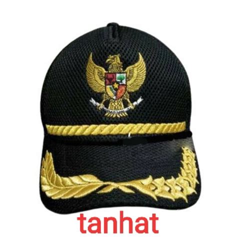 Jual Sale TOPI FULL JARING LOGO GARUDA PADI KAPAS DOBEL MESS Shopee